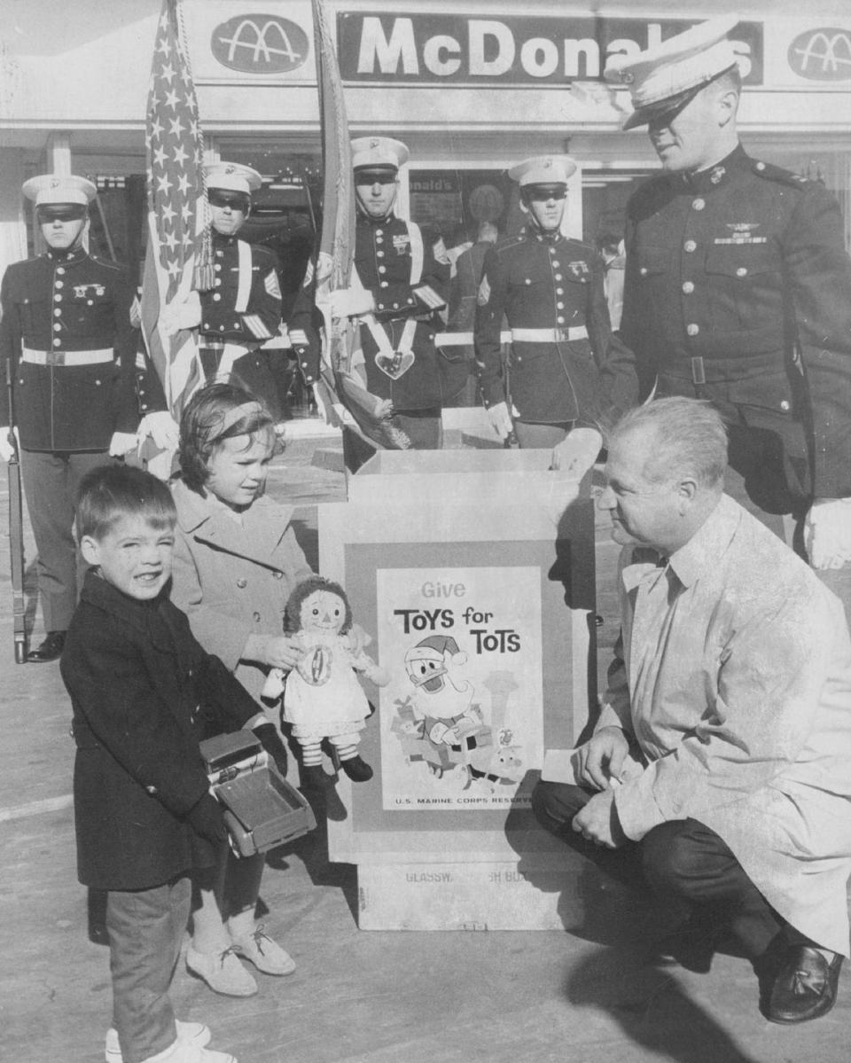 1967: Toys For Tots Donations