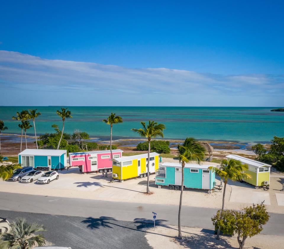 Sunshine Key Tiny House Village's homes are all under 350 square feet and individually named:  Hemingway, Isla, Kai, Lucy and Pearl.