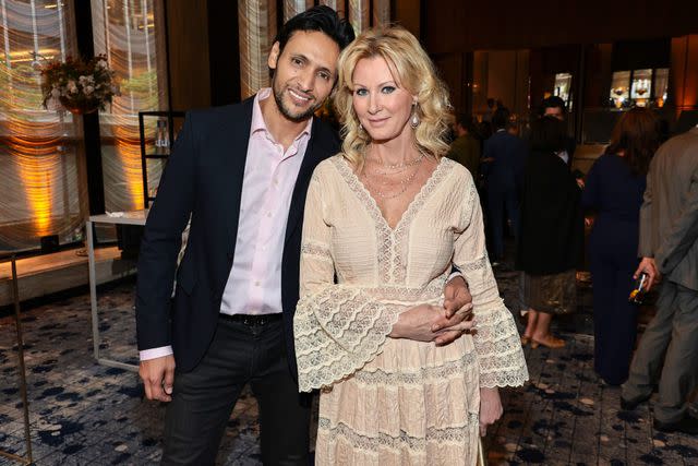 Jamie McCarthy/Getty for The Hollywood Reporter Ben Youcef and Sandra Lee attend 'The Hollywood Reporter' Most Powerful People in Media Presented by A&E at The Pool on May 17, 2022 in New York City.