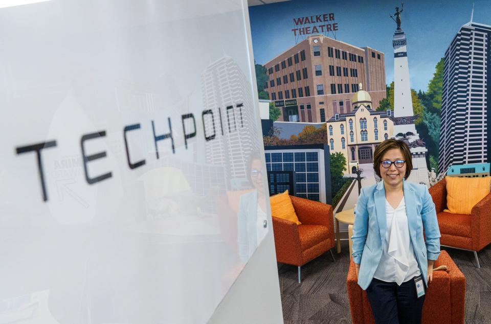 Ting Gootee is the first woman to be named president and CEO of TechPoint, an initiative of the Central Indiana Corporate Partnership that aims to grow Indiana's tech sector and attract high-paying companies and high-wage workers to the state.