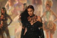 Designer Jean Paul Gaultier holds his last ever fashion show in Paris