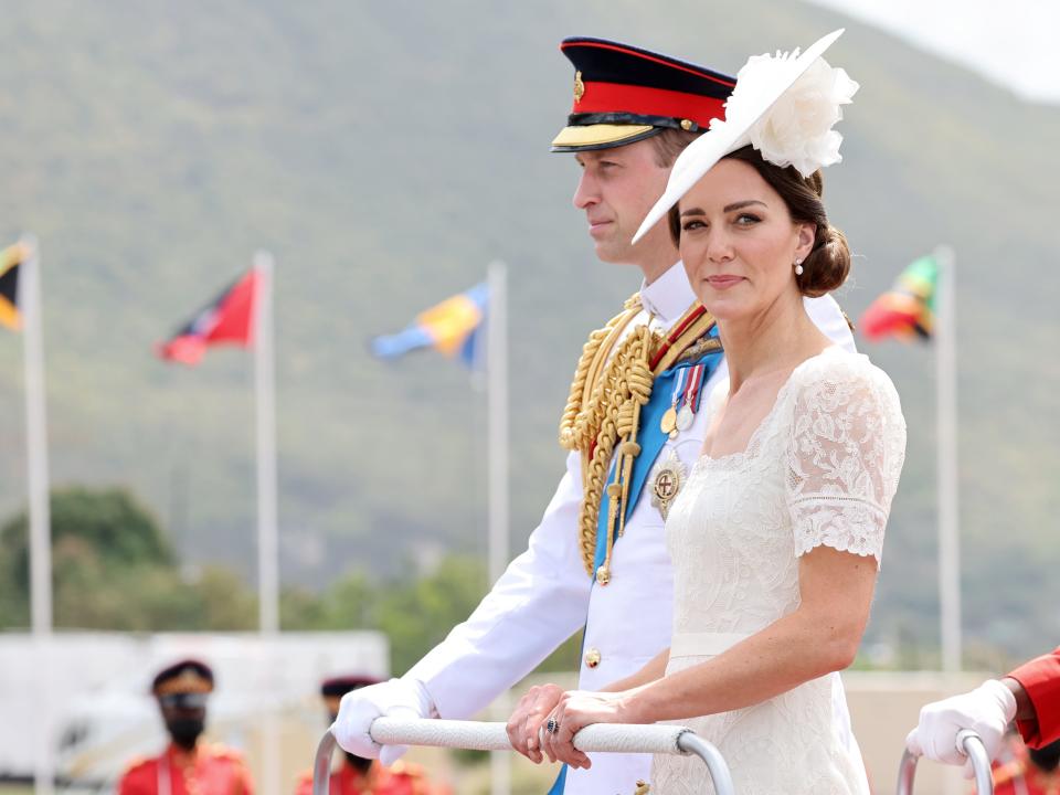 kate, william in jamaica