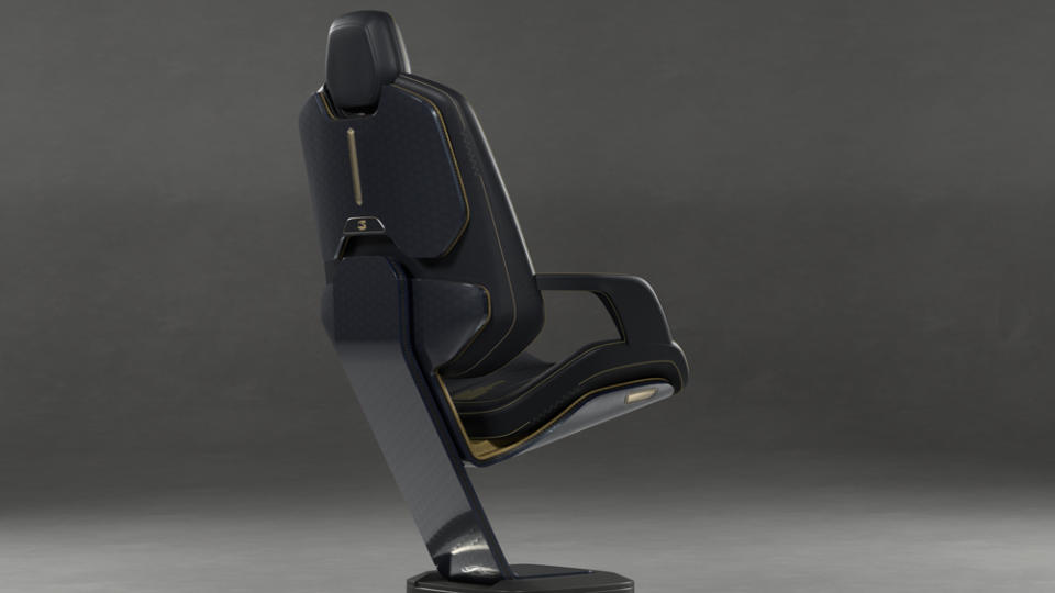 The Senna Cockpit, a high-tech office chair inspired by cockpits in the motorsport and airspace industries. 