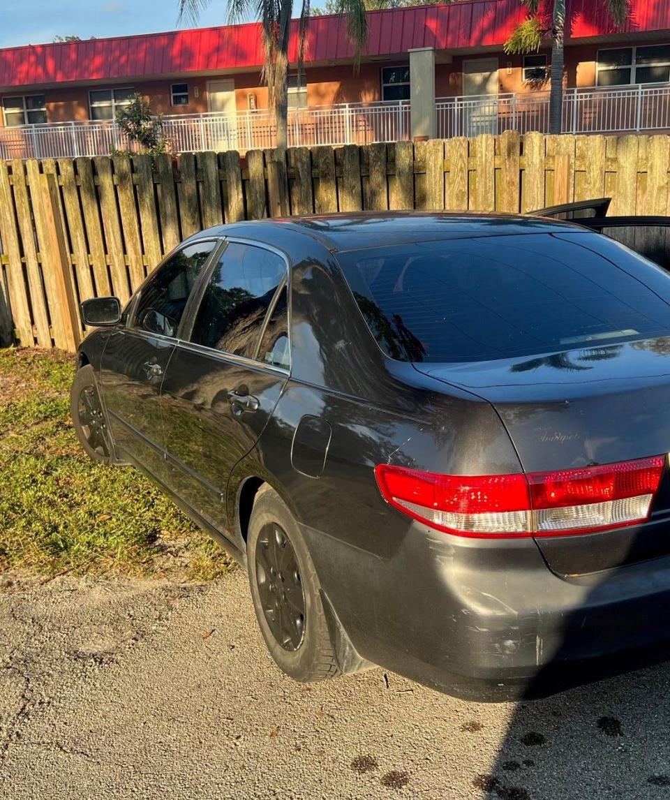 A 10-month-old boy was in a car stolen by a man who police say abandoned the vehicle with the child still inside roughly 40 minutes later and fled into neighborhoods west of Vero Beach off 20th Street and 43rd Avenue on Friday, Sept. 15, 2023.