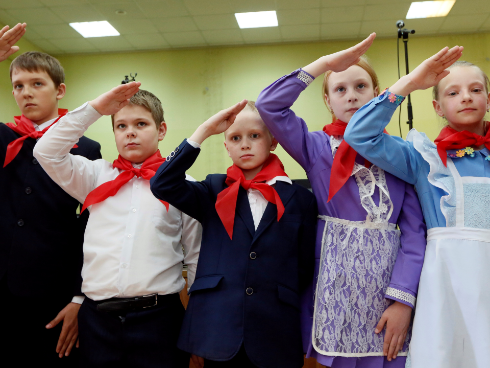 Russia school children