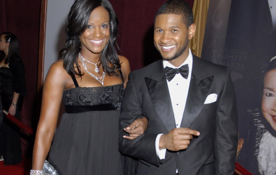 Usher split from his ex-wife Tameka Foster in 2009. Source: Getty