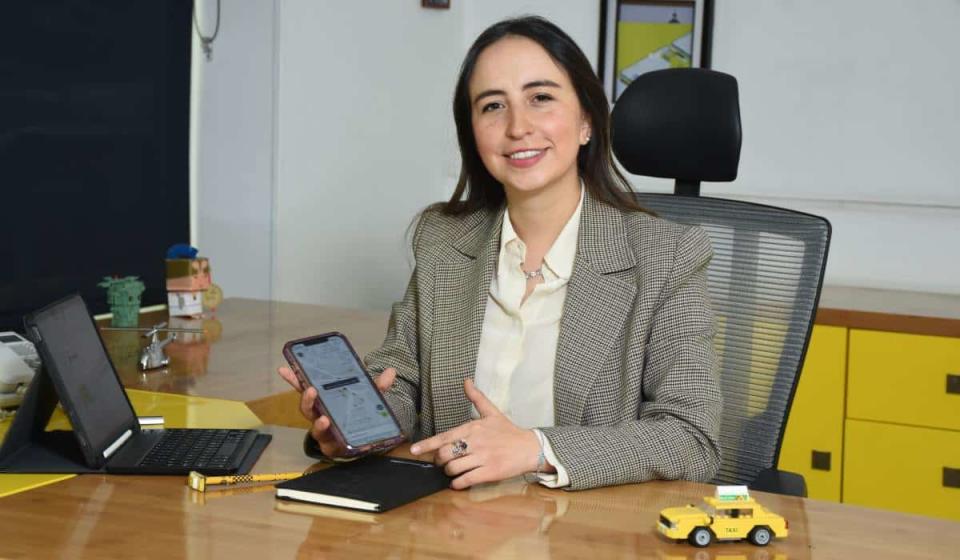 Estefanía Hernández, gerente general de Taxis Libres. Imagen: Cortesía Taxis Libres.