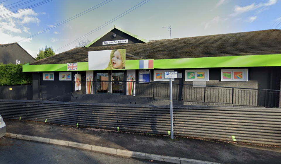 Genevieve’s lifeless body was found at Tiny Toes nursery in Cheadle Hulme – before she was pronounced dead in hospital (Google Maps)