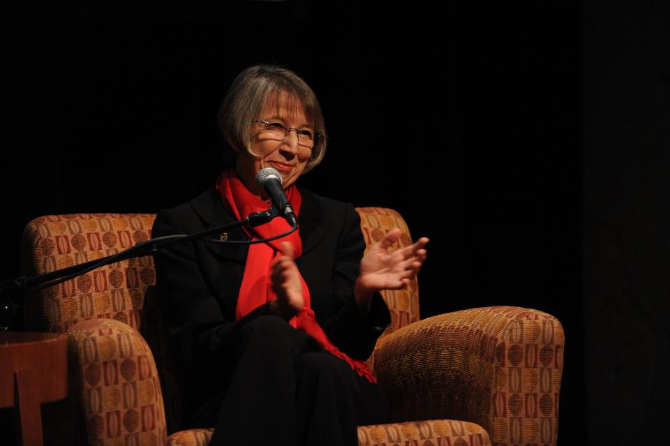 Liz Thiel in the Country Music Hall of Fame's Ford Theater on Nov. 18, 2008.