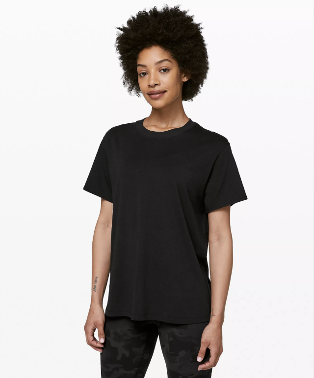 Does anyone have this CRZ Yoga Lululemon All Yours Cropped T-shirt