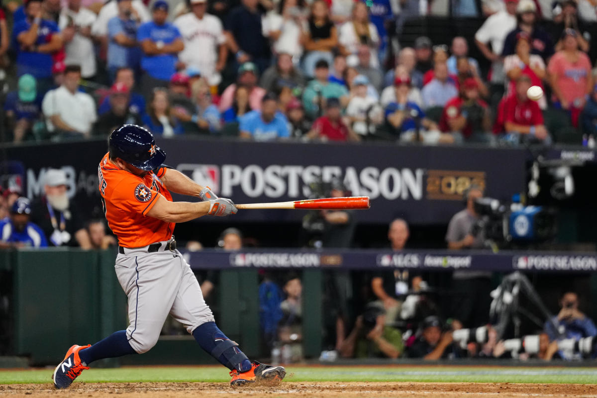 Bryan Abreu suspended: Astros RP hit Rangers' Adolis Garcia in ALCS