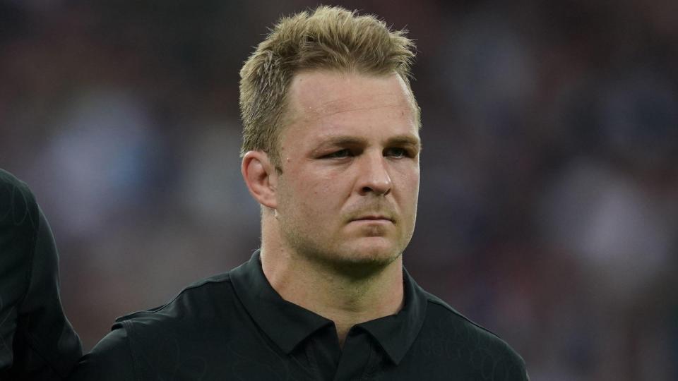 All Blacks captain Sam Cane looking on. Credit: Alamy