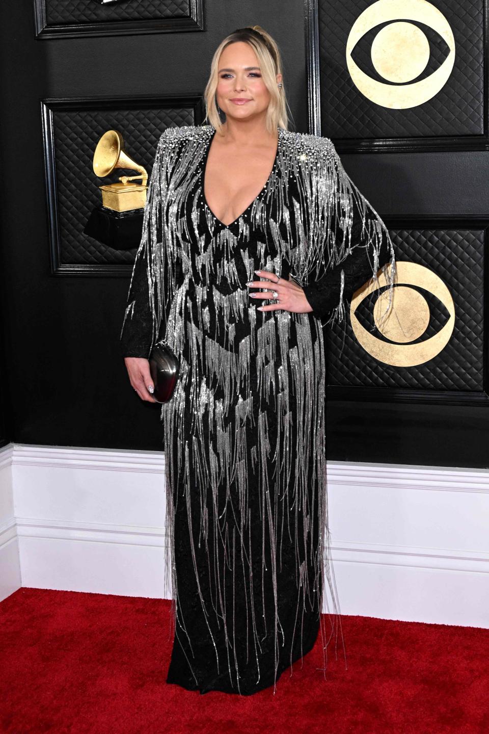 Miranda Lambert arrives for the 65th Annual Grammy Awards (Robyn Beck / AFP - Getty Images)