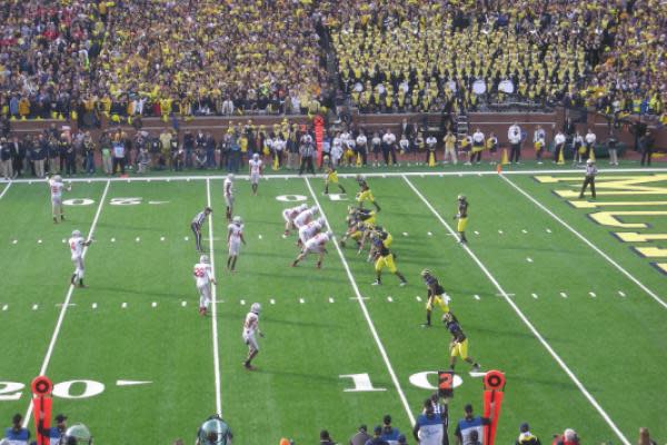 Ohio State vs. Michigan more than once in a season on the gridiron?