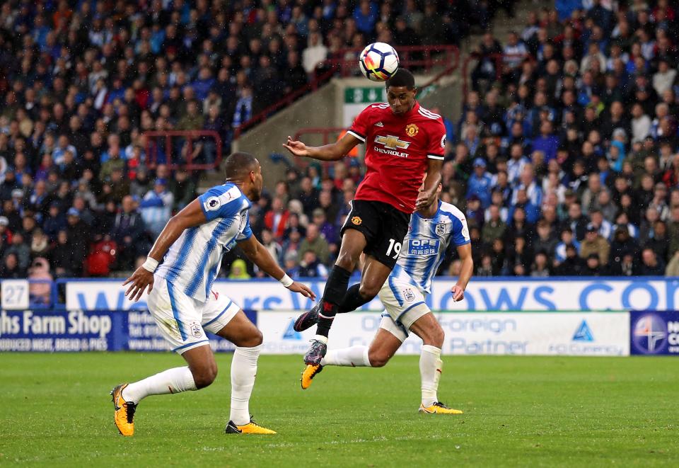 Marcus Rashford provided one of the bright spots, heading home late in the second half to reduce the deficit