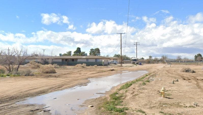 The 11800 block of Sage Street in Adelanto, as pictured in an Google Street View image.