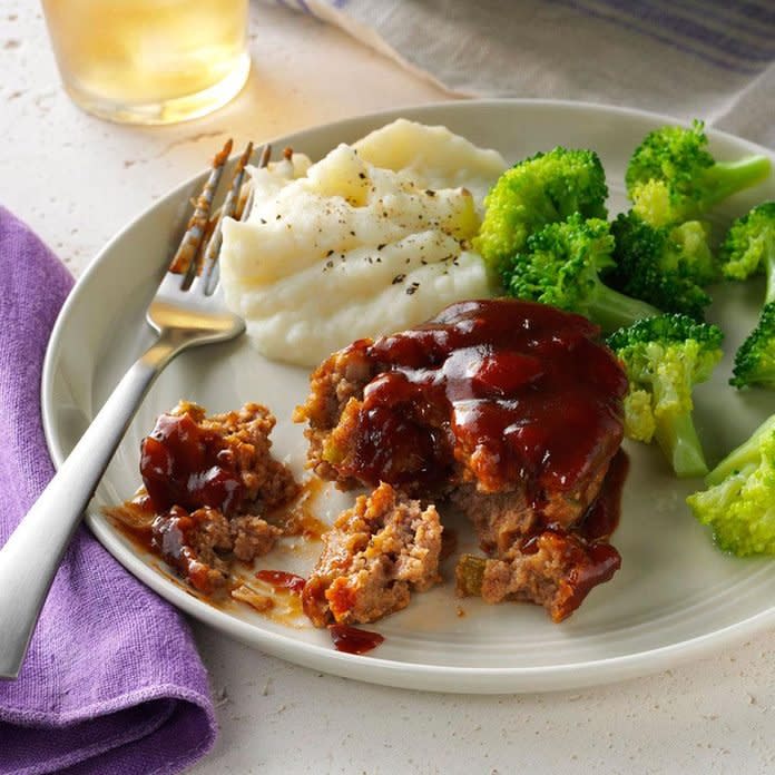 Mini Barbecue Meat Loaves