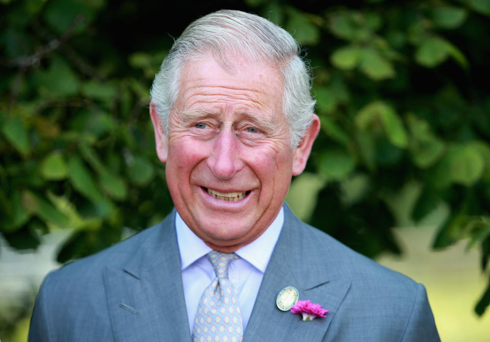 MONMOUTH, WALES - JULY 09:  Prince Charles, Prince of Wales visits Humble by Nature Farm on July 9 2015 in Monmouth, Wales. Humble by Nature is a working farm which was saved from closure by Kate Humble and her husband Ludo Graham in 2010. It includes a rural skills centre as well as a farm shop, cafe and adventure playground.  (Photo by Chris Jackson/Getty Images)