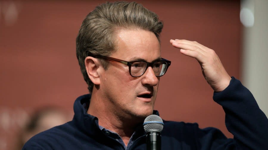 <em>In this Oct. 11, 2017, photo, MSNBC television anchor Joe Scarborough takes questions from an audience at forum at the John F. Kennedy School of Government, on the campus of Harvard University, in Cambridge, Mass. (AP Photo/Steven Senne, File)</em>