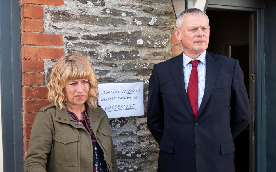 Fay Ripley and Martin Clunes - ITV