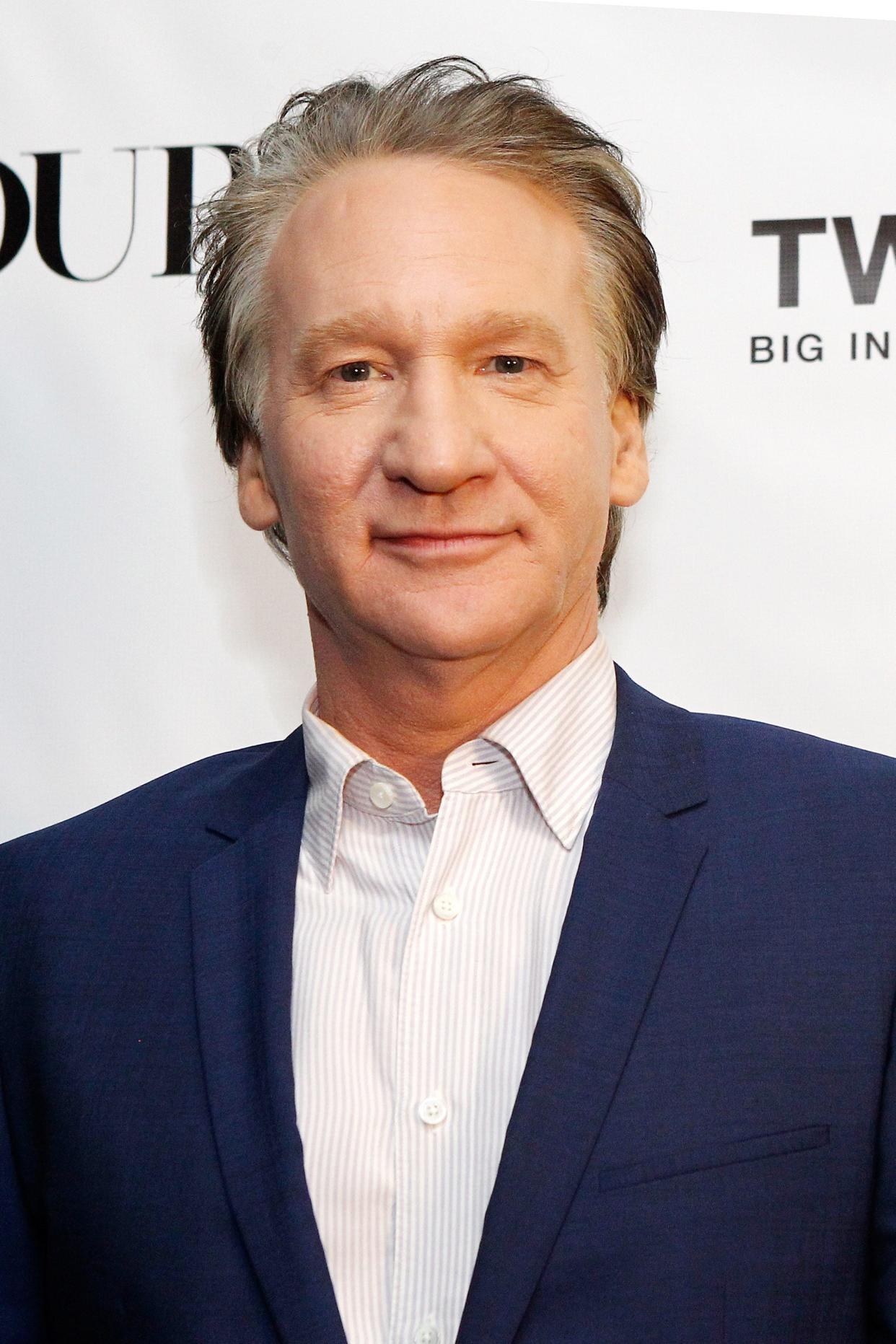 Bill Maher, pictured, opened up in a recent interview about why he refuses to publish an interview he did with Kanye West on his "Club Random" podcast.