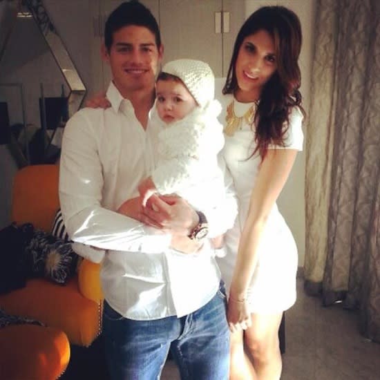 Rodriguez wife james James Rodríguez