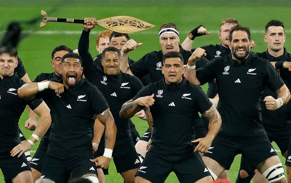 Haka starts