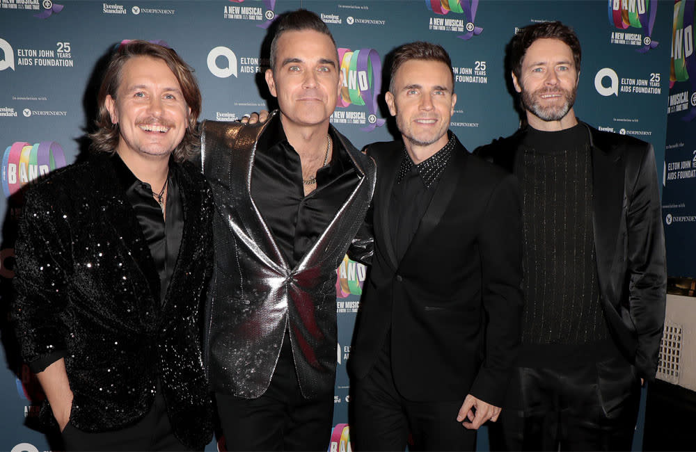 Mark Owen wants Robbie Williams to rejoin Take That credit:Bang Showbiz