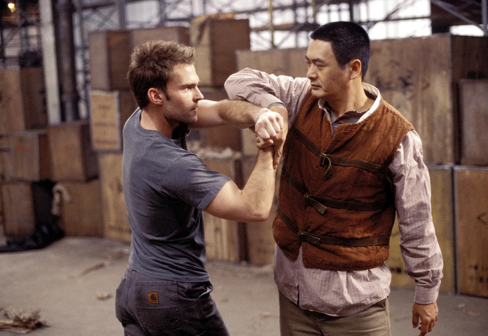 Scott and Chow Yun-Fat in Bulletproof Monk. (Photo: MGM/Courtesy Everett Collection)