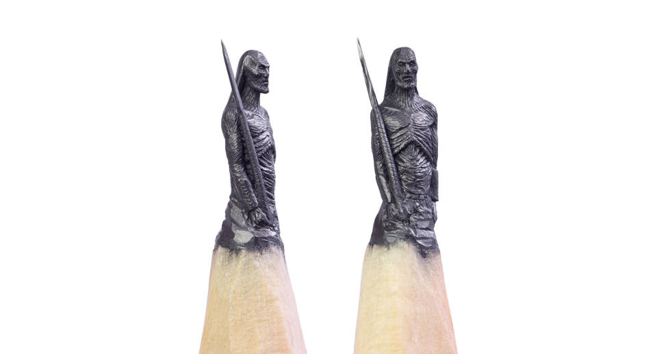  ‘Game of Thrones’ pencil microsculptures at Scotts Square