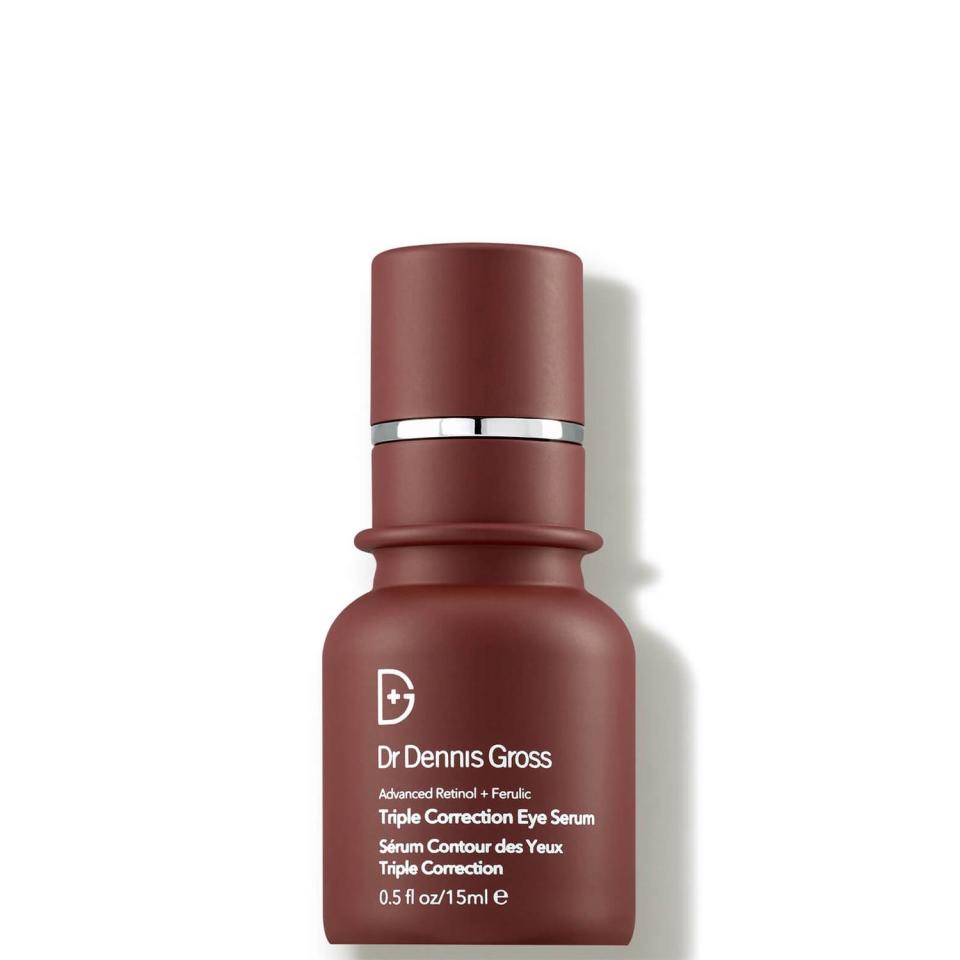 <p><a href="https://go.redirectingat.com?id=74968X1596630&url=https%3A%2F%2Fwww.dermstore.com%2Fdr-dennis-gross-advanced-retinol-ferulic-triple-correction-eye-serum%2F13180878.html&sref=https%3A%2F%2Fwww.prevention.com%2Fbeauty%2Fskin-care%2Fg44603476%2Fbest-retinol-eye-cream%2F" rel="nofollow noopener" target="_blank" data-ylk="slk:Shop Now;elm:context_link;itc:0;sec:content-canvas" class="link ">Shop Now</a></p><p>Advanced Retinol + Ferulic Triple Correction Eye Serum</p><p>$69.00</p><p>dermstore.com</p>