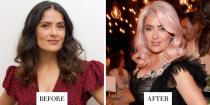 <p><strong>When:</strong> 21 May</p><p><strong>Style change:</strong> Hayek well and truly proved that pink hair isn't just for millennials with this <a rel="nofollow noopener" href="http://www.harpersbazaar.co.uk/beauty/hair/news/a41645/salma-hayek-pink-hair/" target="_blank" data-ylk="slk:playful peachy pink hair do;elm:context_link;itc:0;sec:content-canvas" class="link ">playful peachy pink hair do</a> which she debuted during <a rel="nofollow noopener" href="http://www.harpersbazaar.co.uk/fashion/style-files/news/g37970/cannes-film-festival-2017-red-carpet/" target="_blank" data-ylk="slk:Cannes Film Festival;elm:context_link;itc:0;sec:content-canvas" class="link ">Cannes Film Festival</a>.</p>