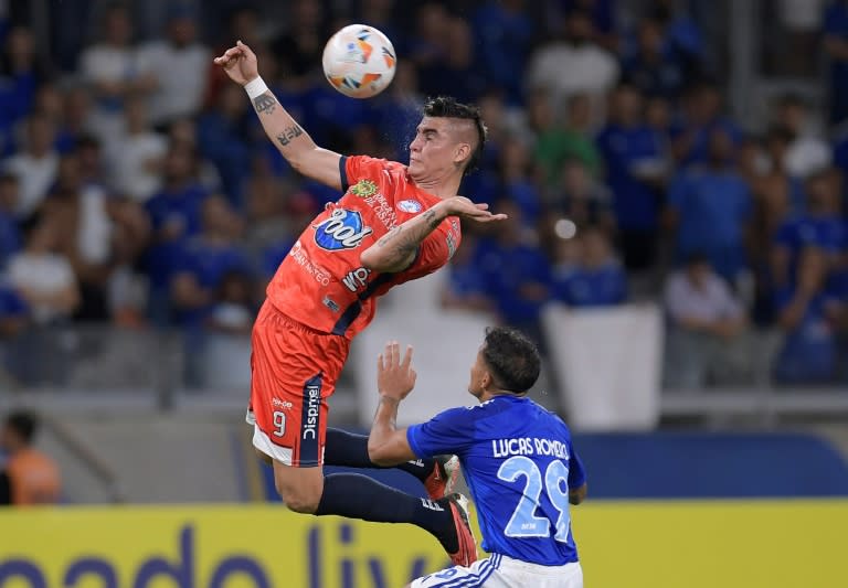 Alianza FC le empató a Cruzeiro 3-3, tras estar perdiendo 0-3 en duelo por Copa Sudamericana en Belo Horizonte, Brasil, el 11 de abril de 2024 (DOUGLAS MAGNO)