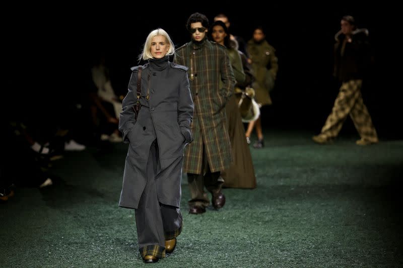 Burberry catwalk show at London Fashion Week in London