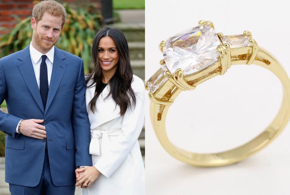 Here’s how to get a $40 replica of Meghan Markle’s engagement ring