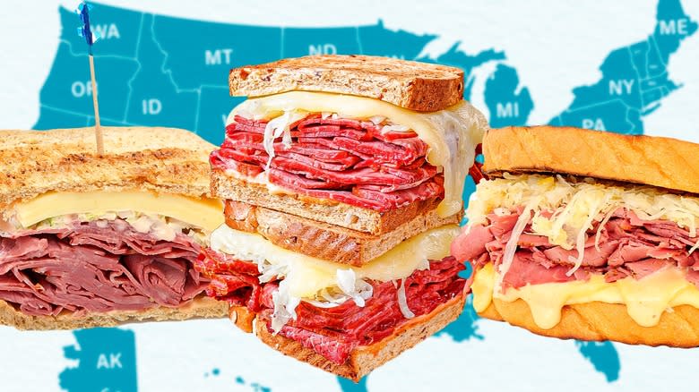 Reuben sandwiches