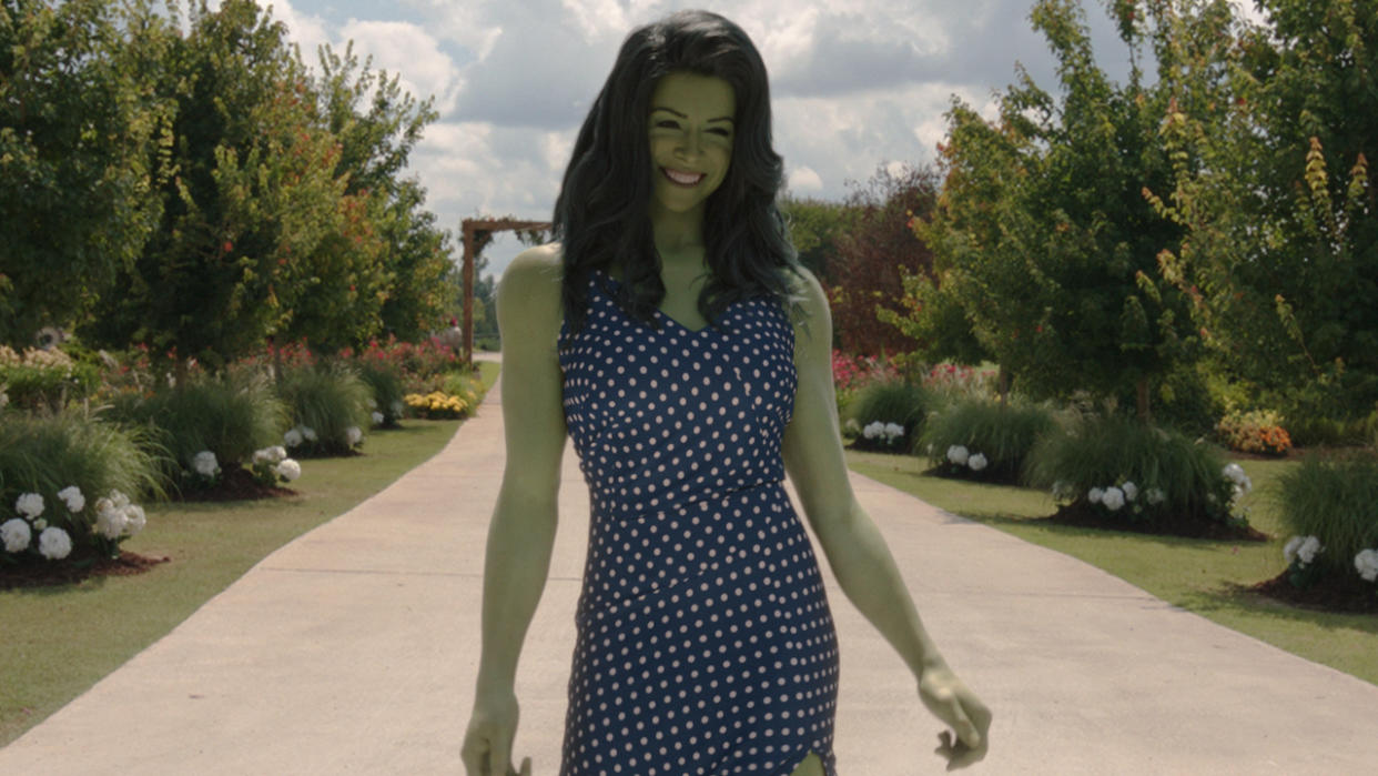  Tatiana Maslany on She-Hulk: Attorney at Law. 