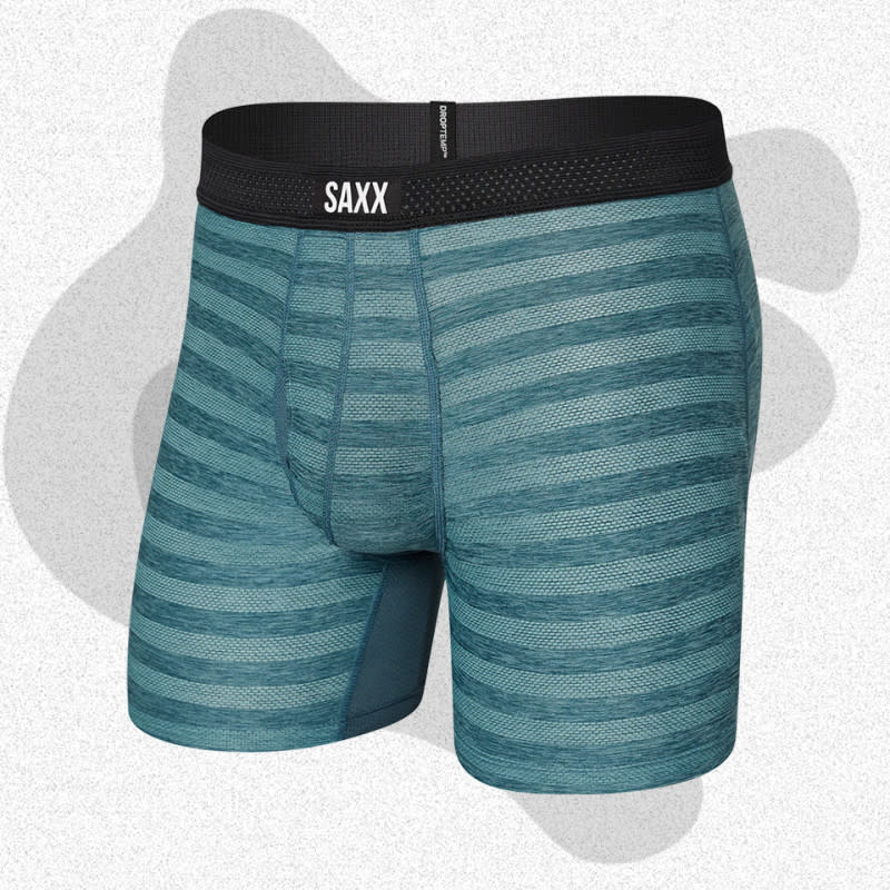 <p>Courtesy of Saxx</p><p>When it comes to performance underwear, the Saxx Hot Shot offers best-in-class comfort down under. The supportive BallPark Pouch is a game-changer, while the four-way stretch fabric and flat seams eliminate discomfort or chafing during strenuous activities. Better yet, the unique fabric structure helps naturally distribute and evaporate sweat—keeping you cooler and ready to charge. </p><p>[$38; <a href="https://www.anrdoezrs.net/click-100831788-13801814?sid=mj-bestathleticunderwear-mcharboneau-081823-update&url=https%3A%2F%2Fwww.saxxunderwear.com%2Fproducts%2Fsxbb09f_wth" rel="nofollow noopener" target="_blank" data-ylk="slk:saxxunderwear.com;elm:context_link;itc:0;sec:content-canvas" class="link ">saxxunderwear.com</a>]</p>