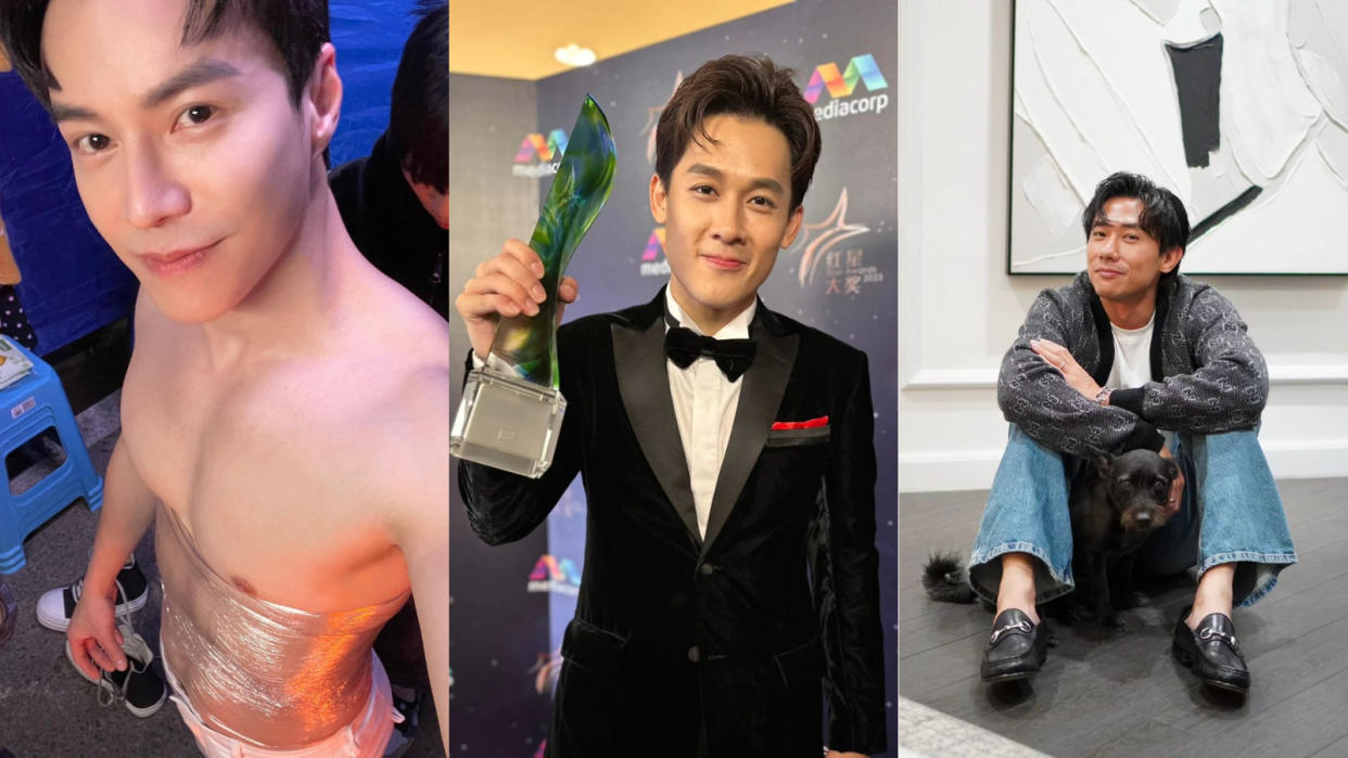 From left to right: Lawrence Wong, Richie Koh, and Desmond Tan are among the Top 10 most-searched male celebrities in Singapore (Photo: Instagram/ohohlawrence, Instagram/richiekrq, Instagram/thedesmondtan)