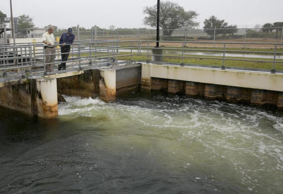 This is a view of the S-199 pump station for the C-111 Spreader Canal Western Project, which is part of the South Florida Water Management. The project will provide ecosystem restoration of freshwater wetlands, tidal wetlands and near-shore habitat as well as flood protection maintenance and recreational opportunities.