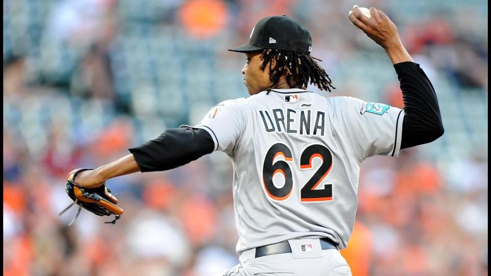 Miami Marlins pitcher Jose Ureña is a guy with untapped potential. (AP)