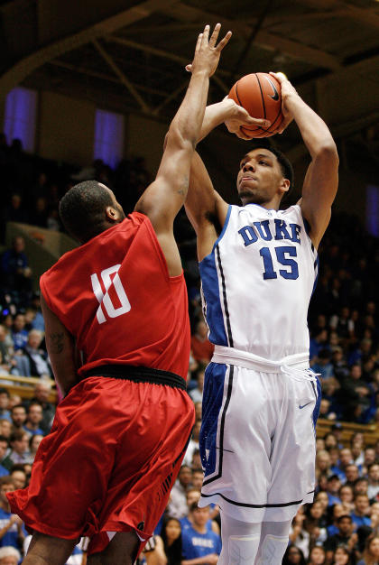Scouts think Jahlil Okafor (right) has an NBA-ready body. (USA Today)