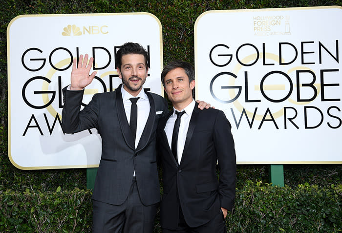 Diego Luna y Gael Garcia Bernal en Globos de Oro