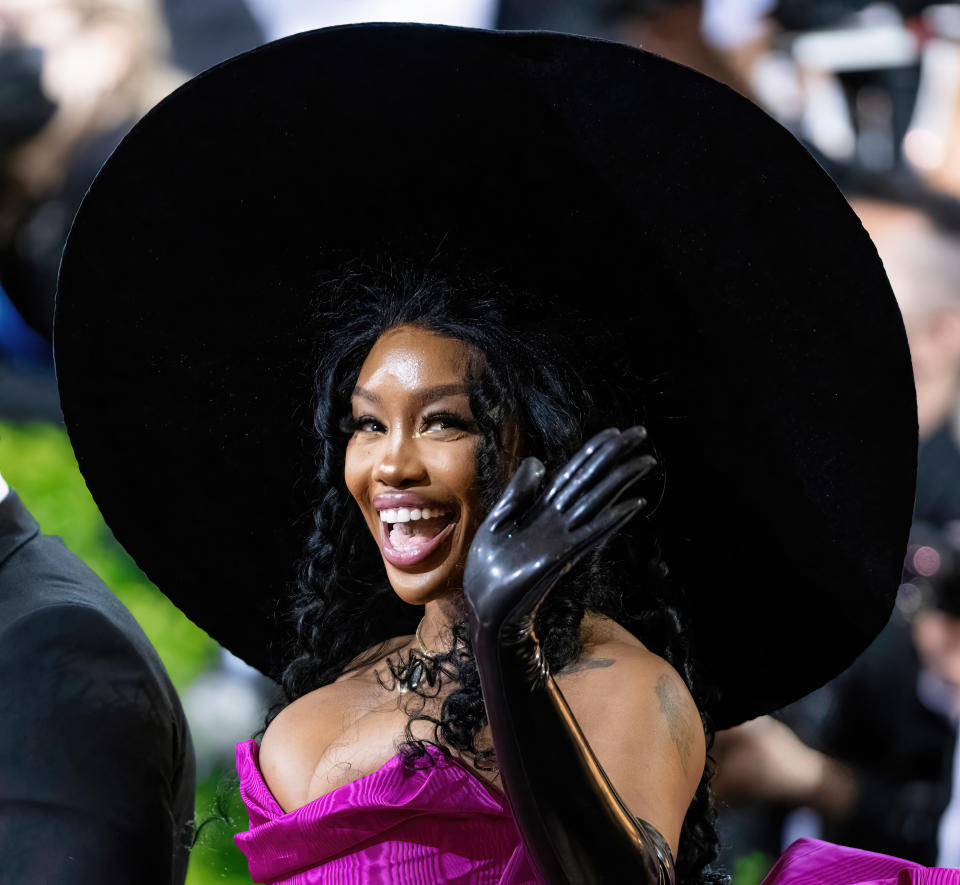 SZA at the Met Gala, May 2, 2022, in New York City