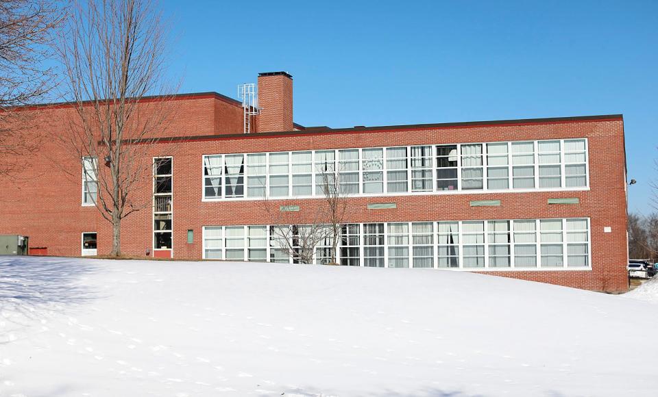 South Middle School in Braintree, which is more than 50 years old, on Wednesday, Feb. 9, 2022.