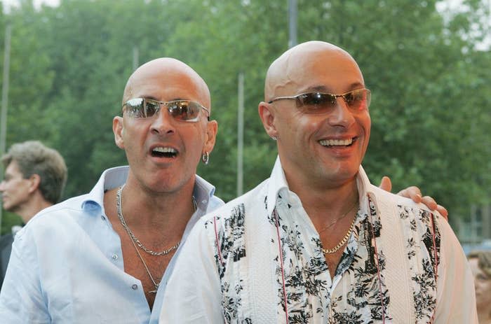 closeup of the duo from Right Said Fred