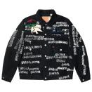 <p><a class="link " href="https://stockx.com/en-gb/stussy-x-denim-tears-x-our-legacy-ttl-denim-jacket-black?country=GB¤cyCode=GBP&size=XL&g_acctid=709-098-4271&g_adgroupid=66010371291&g_adid=302488198444&g_adtype=pla&g_campaign=OD+-+Segment+-+Streetwear+-+International+%28UK%29&g_campaignid=1596134763&g_ifproduct=product&g_keywordid=aud-462277483407%3Apla-305061730695&g_merchantid=111829866&g_network=g&g_partition=305061730695&g_productchannel=online&g_productid=77c59544-6937-47e8-89c6-e7ce1d1f8aaf&gclsrc=aw.ds&content=302488198444&gclid=CjwKCAjw_MqgBhAGEiwAnYOAertTugHW0I760nMfALhF9LKpFoCqlZ746yOIh58MGLQQsYr8SaSoThoC2YAQAvD_BwE" rel="nofollow noopener" target="_blank" data-ylk="slk:SHOP;elm:context_link;itc:0;sec:content-canvas">SHOP</a></p><p>Speaking of hype pieces, this, right here – a conspicuous layer released as part of a buzzy tripartite collab – is, perhaps, the most coveted black denim jacket on the market. </p><p>£350; <a href="https://stockx.com/en-gb/stussy-x-denim-tears-x-our-legacy-ttl-denim-jacket-black?country=GB¤cyCode=GBP&size=XL&g_acctid=709-098-4271&g_adgroupid=66010371291&g_adid=302488198444&g_adtype=pla&g_campaign=OD+-+Segment+-+Streetwear+-+International+%28UK%29&g_campaignid=1596134763&g_ifproduct=product&g_keywordid=aud-462277483407%3Apla-305061730695&g_merchantid=111829866&g_network=g&g_partition=305061730695&g_productchannel=online&g_productid=77c59544-6937-47e8-89c6-e7ce1d1f8aaf&gclsrc=aw.ds&content=302488198444&gclid=CjwKCAjw_MqgBhAGEiwAnYOAertTugHW0I760nMfALhF9LKpFoCqlZ746yOIh58MGLQQsYr8SaSoThoC2YAQAvD_BwE" rel="nofollow noopener" target="_blank" data-ylk="slk:stockx.com;elm:context_link;itc:0;sec:content-canvas" class="link ">stockx.com</a></p>