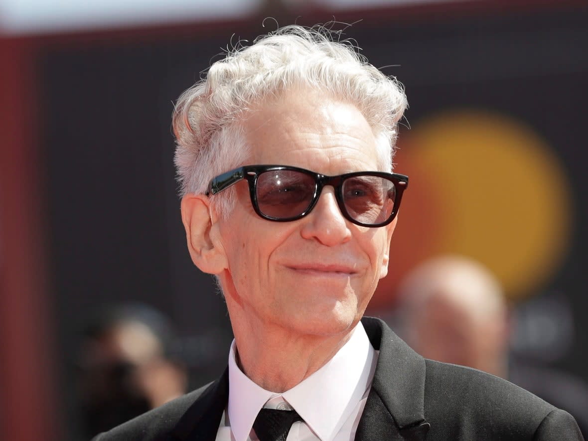 Director David Cronenberg, seen here at the 2018 Venice Film Festival, returns this month to the Cannes Film Festival with this highly anticipated horror/drama Crimes of the Future. (Kirsty Wigglesworth/The Associated Press - image credit)