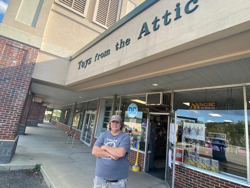 Don Berrios, owner of Toys From The Attic, a sports cards and collectible store in Somersworth, is offering a $500 reward for information that leads to the arrest and conviction of the individual who broke into his store and stole $10,000 worth of merchandise on July 3.