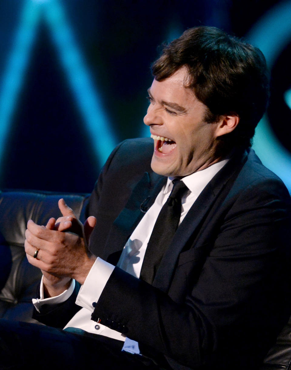 CULVER CITY, CA - AUGUST 25:  Actor Bill Hader onstage during The Comedy Central Roast of James Franco at Culver Studios on August 25, 2013 in Culver City, California. The Comedy Central Roast Of James Franco will air on September 2 at 10:00 p.m. ET/PT.  (Photo by Jason Merritt/Getty Images for Comedy Central)